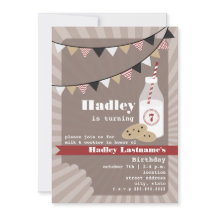 Milch und Kekse Geburtstag - Schokolade Chip