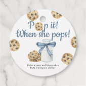 Milch und Kekse Pop! Wenn sie Pop Geschenkanhänger (Rückseite)