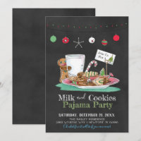 Milch und Kekse Pyjama-Party