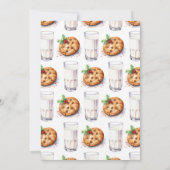 Milch und Kekse Weihnachten Einladung (Rückseite)