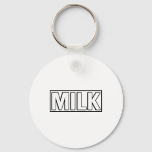 Milch und Kekse Witzige Paare Halloween Schlüsselanhänger
