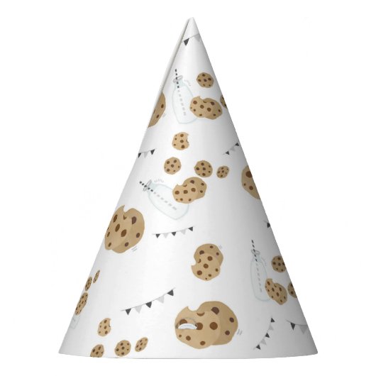 Milch und Kekse zum ersten Geburtstag Partyhütchen (Links)