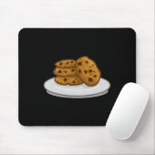 Milch- und Keksoutfit für Halloween-Cookie Mousepad (Mit Mouse)