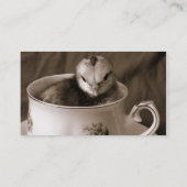 Milch und Küken Visitenkarte (Rückseite)