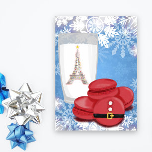 Milch und Macarons Eiffelturm Paris Weihnachten