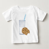 Milch und Plätzchen Baby T-shirt (Vorderseite)