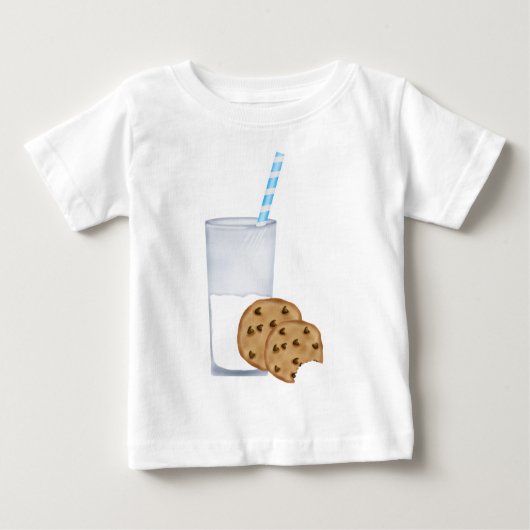 Milch und Plätzchen Baby T-shirt (Vorderseite)