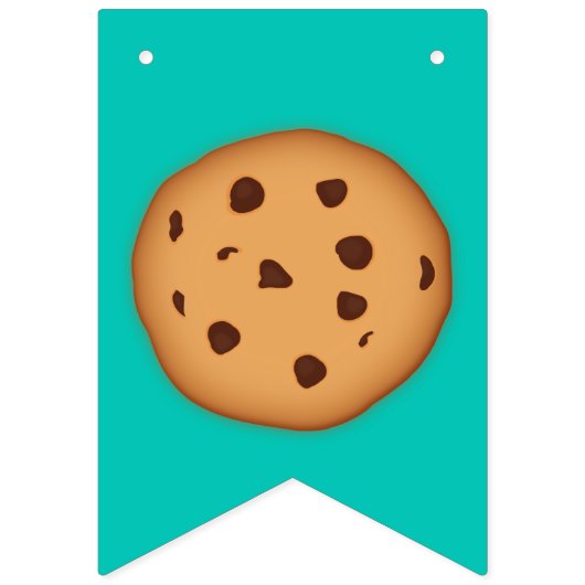 Milch- und Schokoladenkekse Wimpelkette (Zweite Fahne)