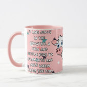 Milch warm von der Kuh Tasse (Links)