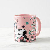 Milch warm von der Kuh Tasse (VorderseiteRechts)