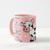 Milch warm von der Kuh Tasse (Vorderseite Links)