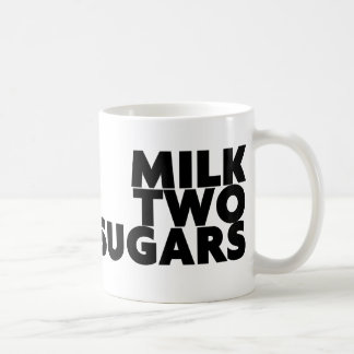 MILCH ZWEI SUGAREN KAFFEETASSE