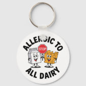 Milchallergie Schlüsselanhänger (Vorderseite)