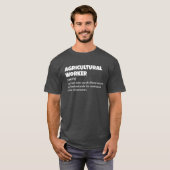 Milcharbeiter - Funny Job Definition T-Shirt (Vorne ganz)