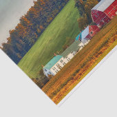 Milchbauernhof Vermont im Herbst Seidenpapier (Ausschnitt)