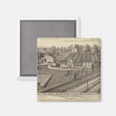 Milchbetriebe der RS Houston und WC White Magnet (Vorderseite/Rückseite)