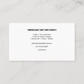 Milchbetriebe, Rinder, Landwirtschaft, Visitenkart Visitenkarte (Rückseite)