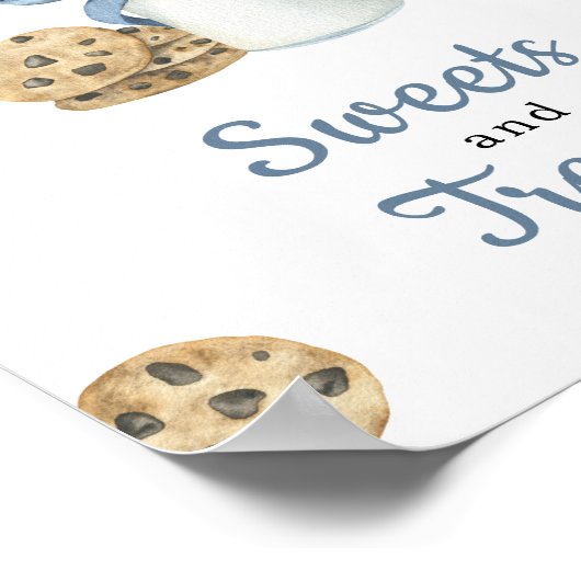 Milchdusche Süßigkeiten und Leckereien Poster (Ecke)