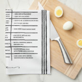 Milchersatz Geschirrtuch (Viertel Falte)