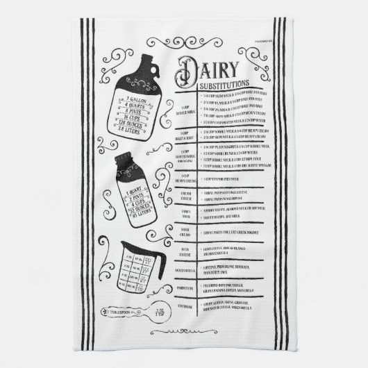 Milchersatz Geschirrtuch (Vertikal)