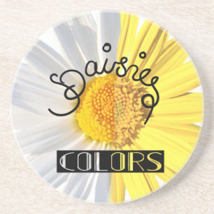 Milcherzeugnisse, weiß und gelb getränkeuntersetzer