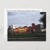 Milchfabrik auf Long Island Postkarte (Vorne/Hinten)