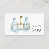 Milchfarm Milk Holstein Kühe Visitenkarte (Vorderseite)