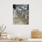 Milchflaschen Poster (Küche)