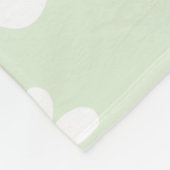 Milchflockendecke Fleecedecke (Ecke)