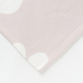 Milchflockendecke Fleecedecke (Ecke)