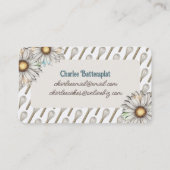 Milchgebäck Backwaren Hochzeit Kuchen Cookies Visitenkarte (Rückseite)