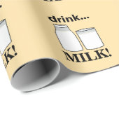 Milchgetränk Milch Geschenkpapier (Rolleneckpunkt)