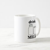 Milchgetränk Milch Kaffeetasse (VorderseiteRechts)