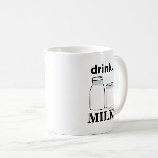 Milchgetränk Milch Kaffeetasse (VorderseiteRechts)