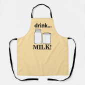 Milchgetränk Milch Schürze (Vorderseite)