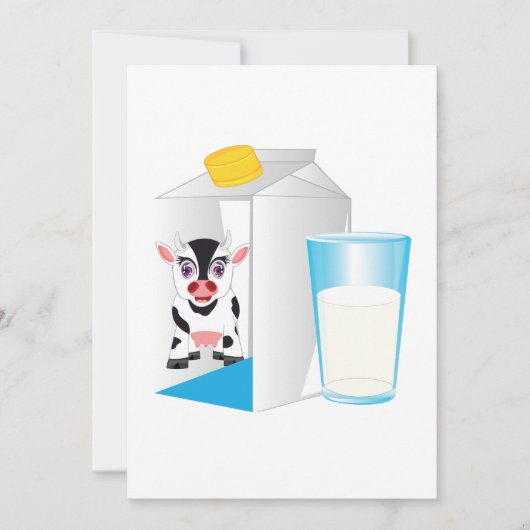 Milchglas Einladung (Vorderseite)