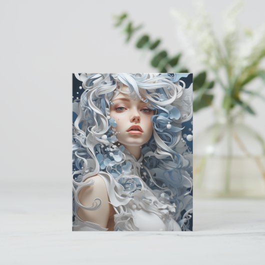 Milchgöttin Postkarte (Stehend Vorderseite)