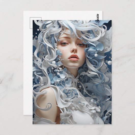 Milchgöttin Postkarte (Vorne/Hinten)