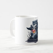 Milchkarton-Kuh Kaffeetasse (Vorderseite Links)