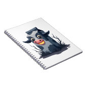 Milchkarton-Kuh Notizblock (Rechte Seite)