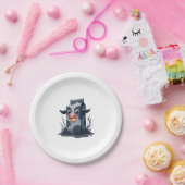 Milchkarton-Kuh Pappteller (Party)