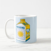 Milchkarton vermisster Sun Kaffeetasse (Links)
