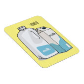 Milchkartonillustration Magnet (Rechte Seite)