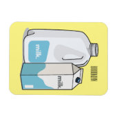 Milchkartonillustration Magnet (Horizontal)
