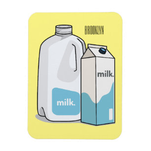 Milchkartonillustration Magnet