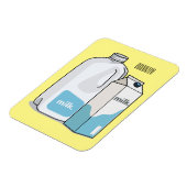 Milchkartonillustration Magnet (Linke Seite)