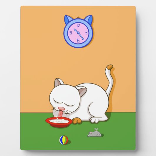 Milchkatze Fotoplatte (Vorderseite)