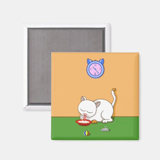 Milchkatze Magnet (Vorderseite/Rückseite)