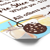 Milchkekse Kuchen Kuchen Kuchen Kuchen Kuchen Prei Poster (Ecke)
