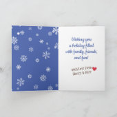 Milchkekse Weihnachtsbäckerei personalisiert Karte (Innenseite)